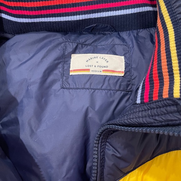 Marine Layer rainbow stripe vest - medium - Picture 4 of 4